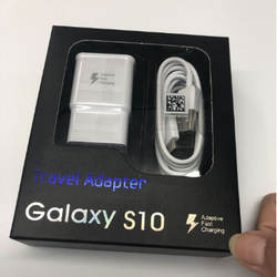 Carregador s10 + cabo usb s10 com pacote