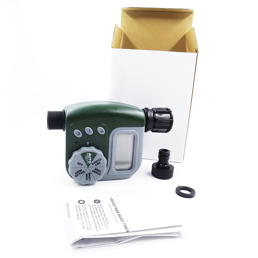 Electronic LCD Screen Water Timer Automatic Garden Hose Irrigation System