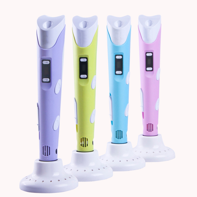 Support 1.75mm PLA filaments 3d digital pen easy use 3d printing pen for kids digital printing