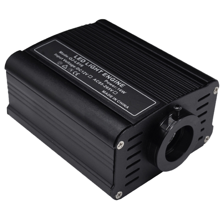 Волоконно-оптический световой двигатель DMX RGBW 16 Вт с разъемом XLR Cannon может использоваться онлайн-синхронизация разных цветов