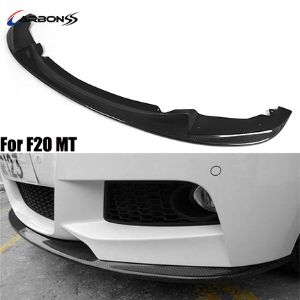 CARKING 11-13 GLOSSY BLACK PAINTED F20 M TECH M SPORT K style FRONT LIP SPOILER