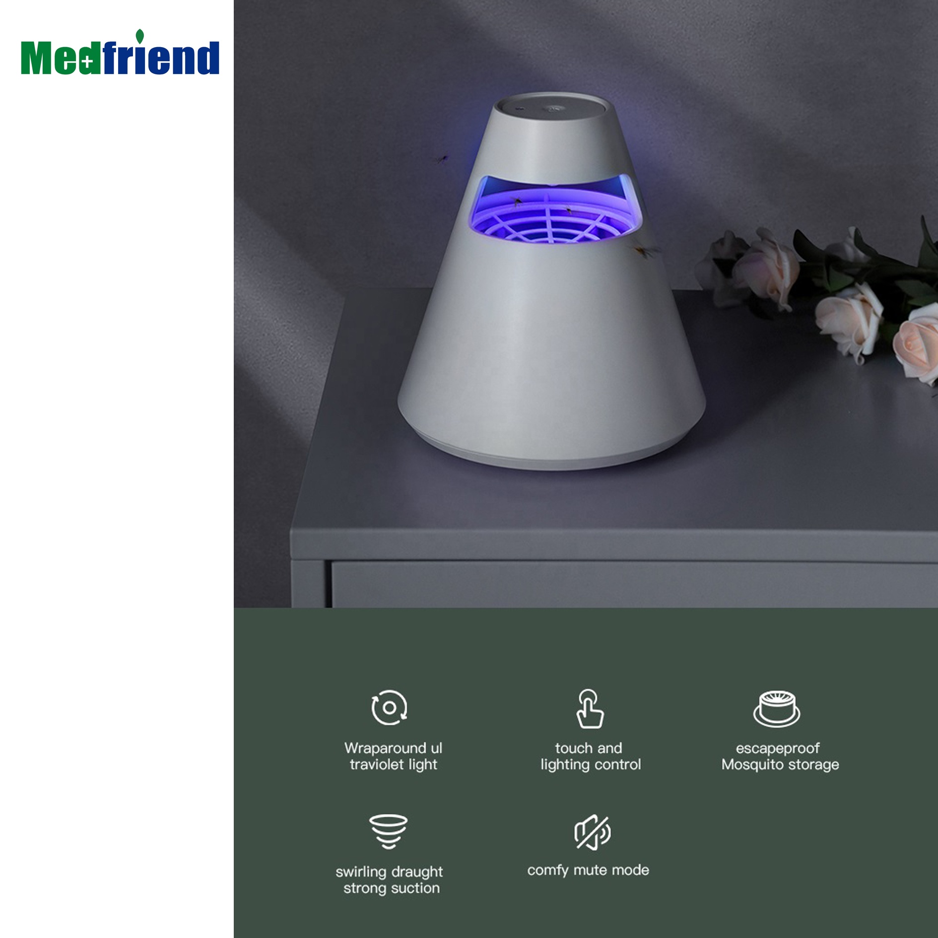 2019 недавно фотокатализатор ингаляция немой без излучения Крытый Смарт Fuji комаров насекомых Убийца лампы