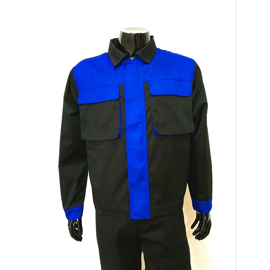 HI VIZ WORKWEAR STAFF BLUE SECURITY APPROVED SIA HI VIS PARKA JACKET