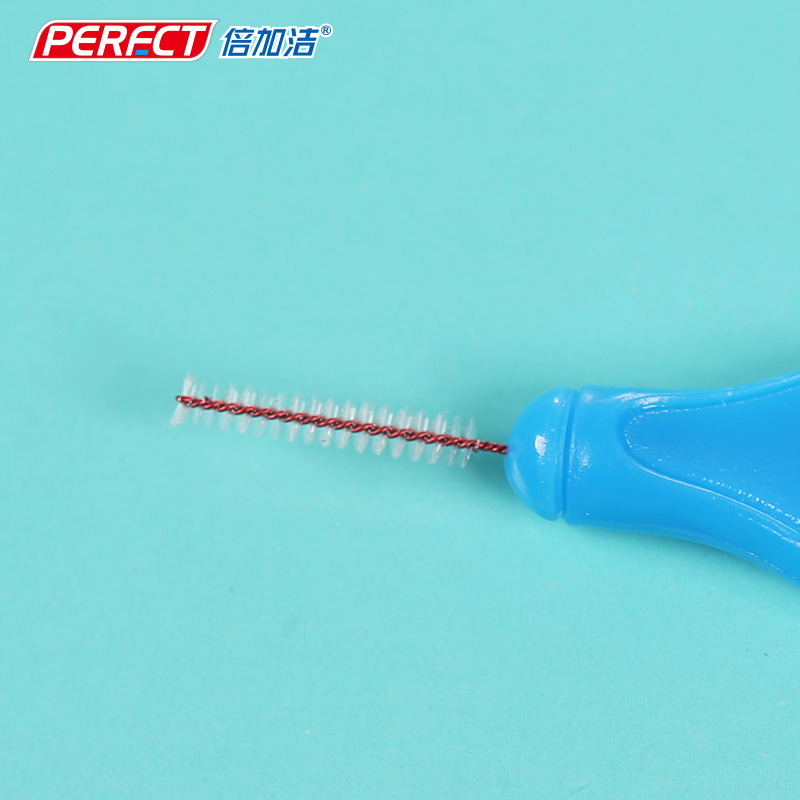 Стоматологический уход пластик портативный 15 шт. межзубная щетка с 1 крышкой