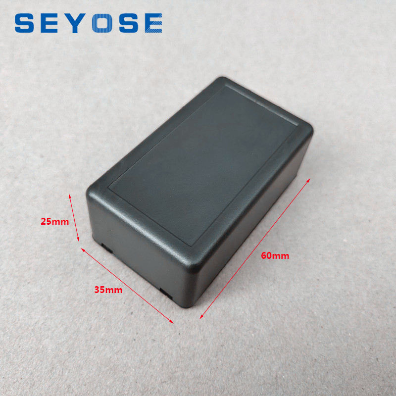 New 10pcs 60x35x25mm New Black Plastic Project Box Electronic Case
