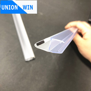 sliding glass door anti-collision plastic Magnetic pvc seal strip windproof plastic glazing sealing for shower room door