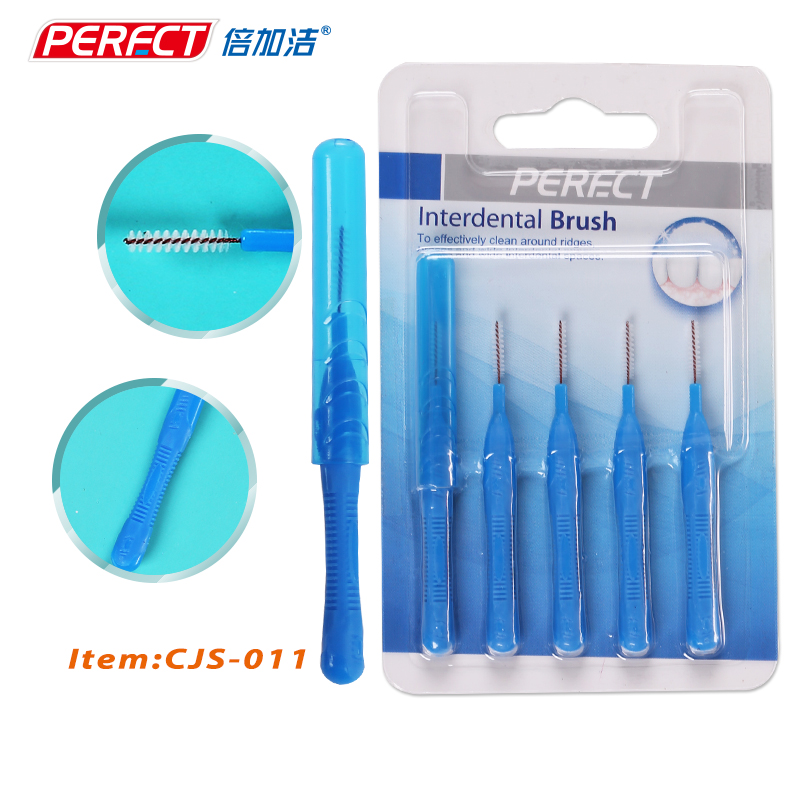 5 шт с 1-м кепки зубная щетка зубная для ухода за межзубным пространством для зубов Стоматологическая Ортодонтическая зубная щетка