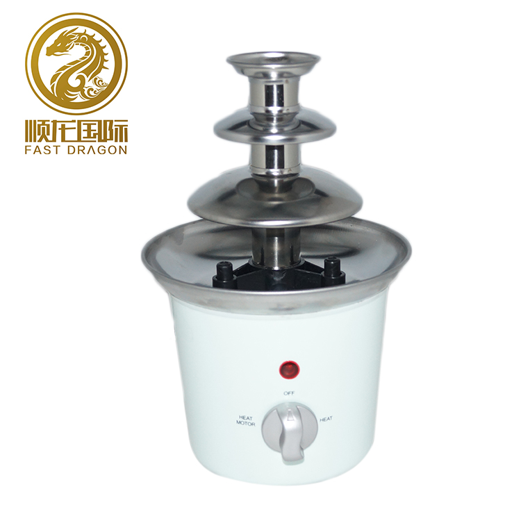Творческих вращающийся шоколадный фонтан плавления машина с функцией нагрева шоколадное фондю закалки машина
