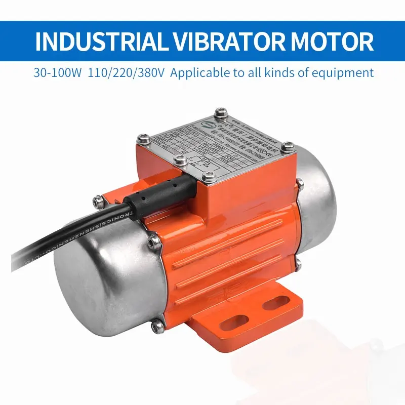 Vibration Motor 30-100W Adjustable Speed Vibrating Motor 110//220//380V 3000rpm