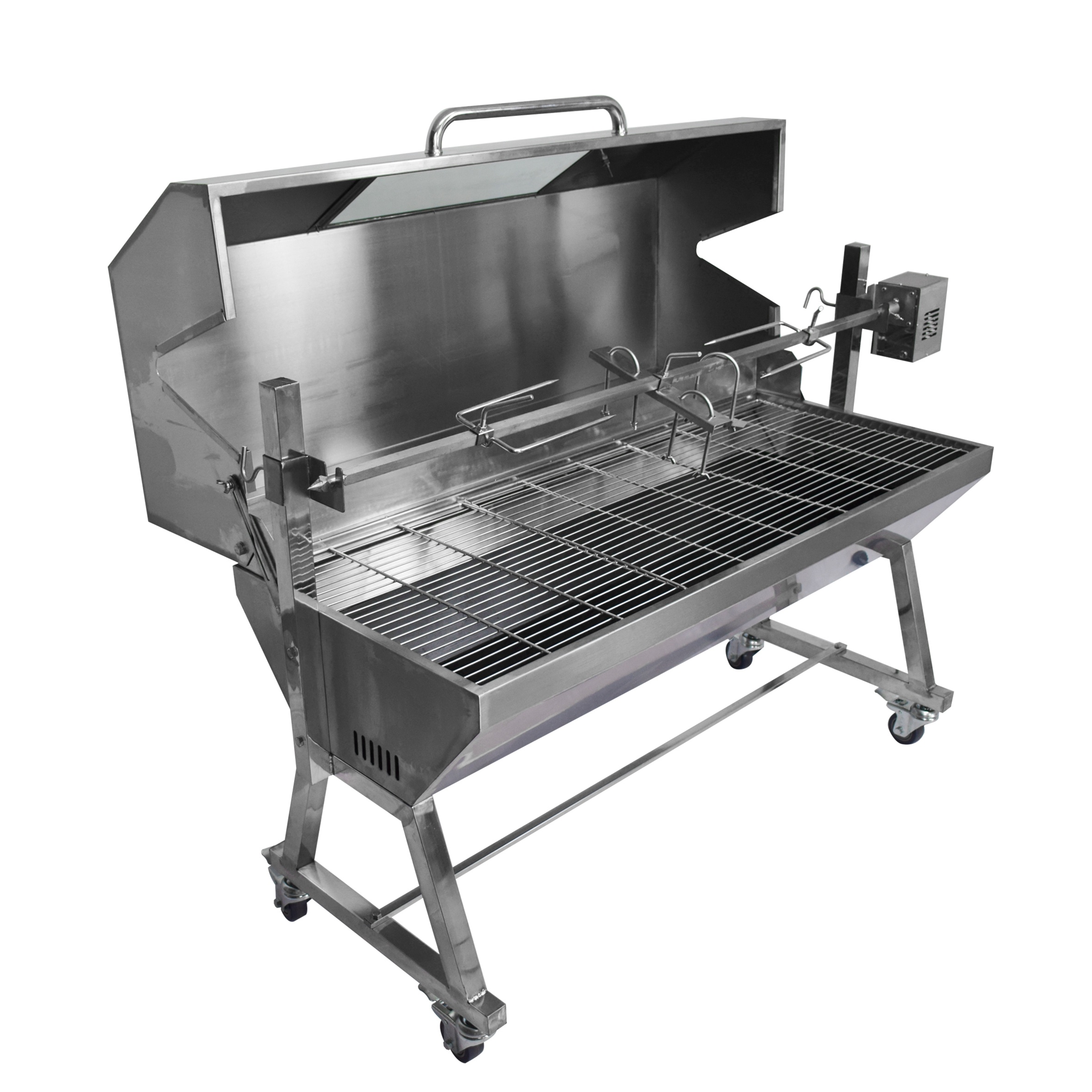 Ontdek de fabrikant Mechanische Rotisserie van hoge barbecue grill manufacturers