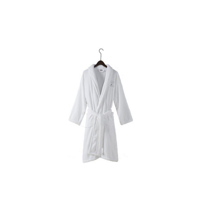 Long Soft Turkish Plush Shawl Collar Spa Bathrobe Gnao Men Warm Kimono Fleece Robe