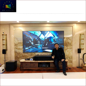 XY Screen Bespoke Anti-Light Black Crystal Projector Screen ZHK100B-Black Crystal