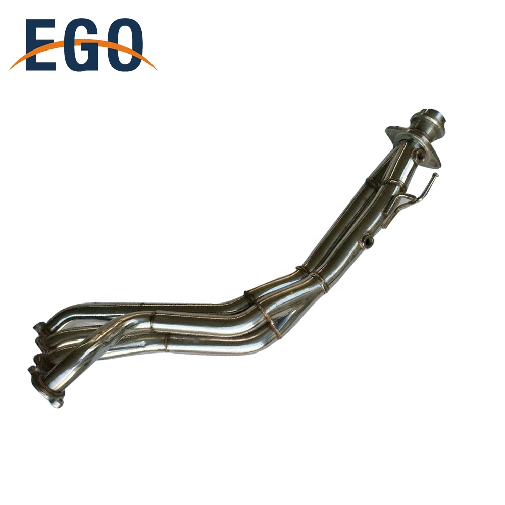 FOR 06-11 HONDA CIVIC SI K20 STAINLESS FLEX EXHAUST PIPE MANIFOLD TRI-Y HEADER