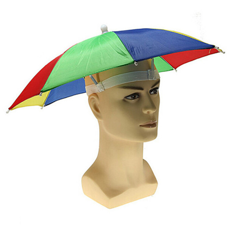clear umbrella hat