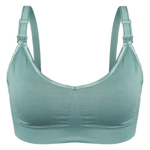 Wholesales OEM cheap custom logo breastfeeding sports padded pumping maternity nursing bra