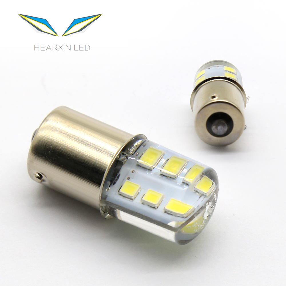 Strobe BA15S 1156 BAY15D 1157 T20 Reverse Lamp Car Brake Light 2835 12 SMD LED