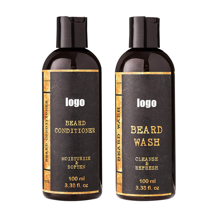 OEM изготовленный на заказ шампунь с маслом бороды и кондиционер для бороды, набор для мытья и роста для мужчин