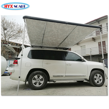 Resistance Ultravioletproof Factory Sell Camping Equipment 4wd 2-3 Persons Top Air Supported Hard Shell Car Roof Tent With Rack