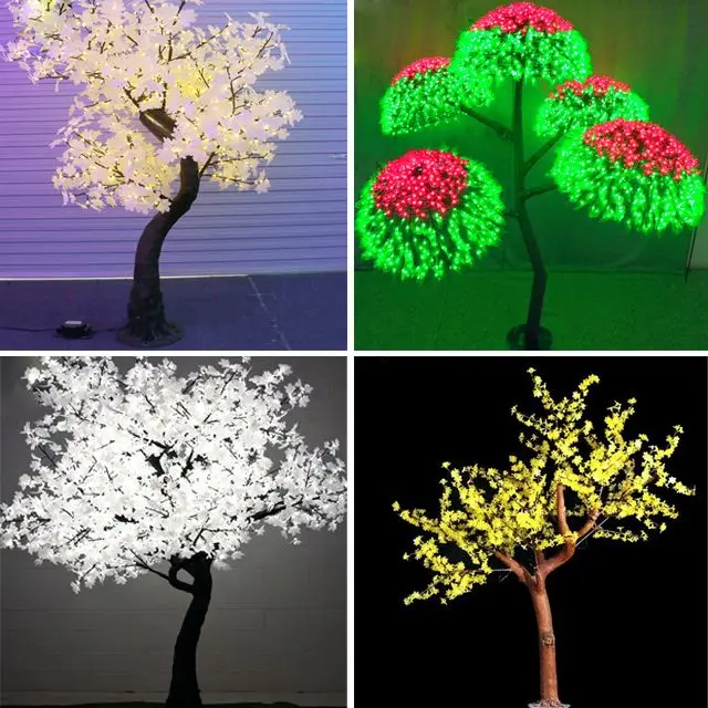 Factory Direct Sale High Quality Customizable Hotel Lighting White Aquarium Artificial Trees