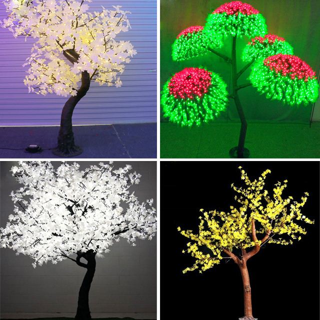 Factory Direct Sale High Quality Customizable Hotel Lighting White Aquarium Artificial Trees