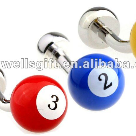 Tailor B Pool Ball Cufflinks Blue 11 Ball Snooker Cuff Links