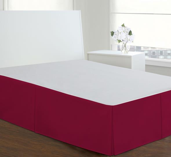 Красный Отель 14-дюймовый падение Bedskirt