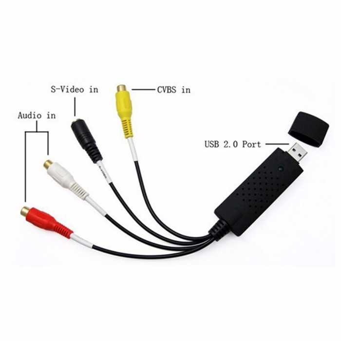 USB2.0 Easycap video TV Tuner DVD Audio capture card converter adapter for PC/Laptop