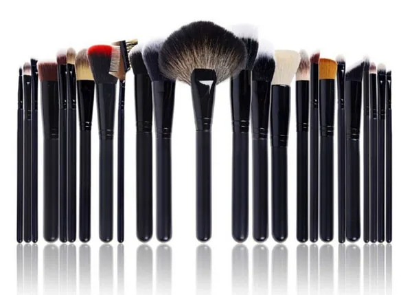 24pcs Makeup Brushes Professional Makeup Brush Set 24pcs With Black Fashion Cosmetic Makeup Bag