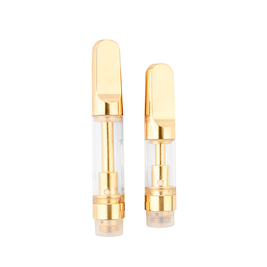 Factory Price Leak Proof 510 gold Cartridge 1ml Ceramic Coil Cbd Cartridge
