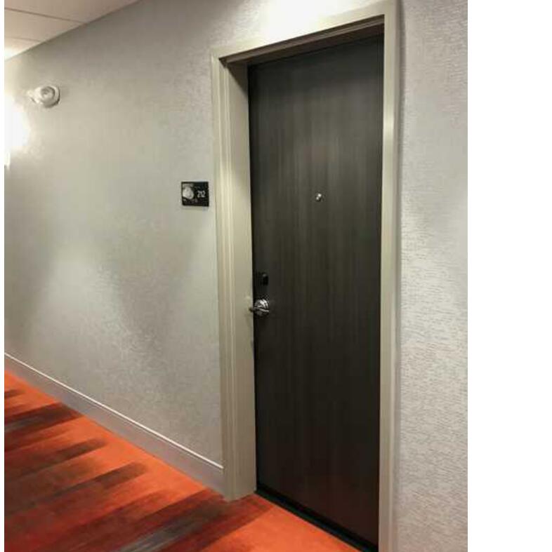 UL 20 min otel yangın anma yangına dayanıklı ahşap gömme kapı