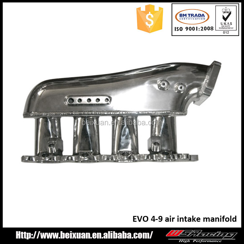 Polished Intake Manifold for Mitsubishi Lancer Evolution CE9A EVO 1 2 3 4G63