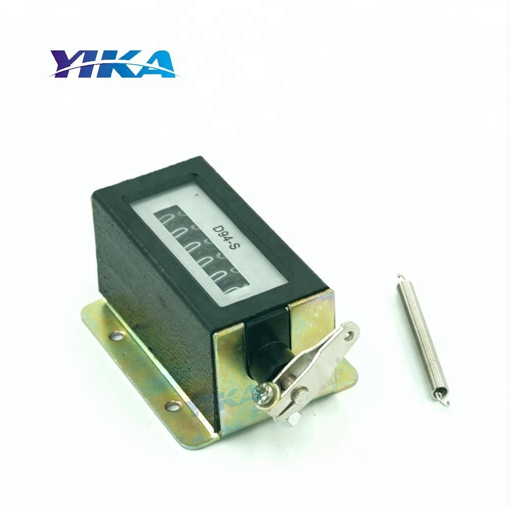 D94S 6 Digits Resettable Metal Mechanical Pulling Stroke Pull Tally Counter
