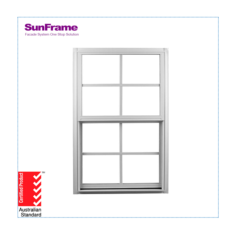 Sonne Rahmen Angepasst aluminium doppelt verglaste zwei beweglichen schärpen doppel hung windows