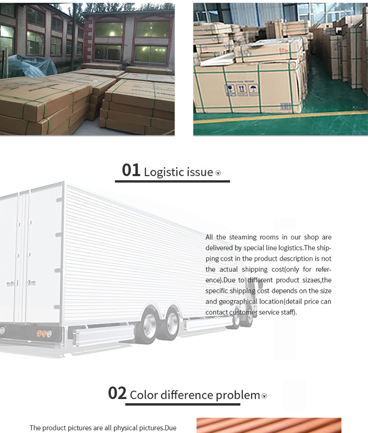 Outdoor hemlock steam sauna room