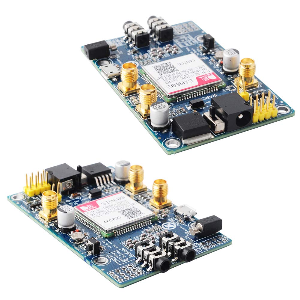 Carte de développement GPS GSM GPRS du Module SIM808 + prise en charge de l'antenne GPS GSM IPX SMA réseau 2G pour Arduino Raspberry Pi