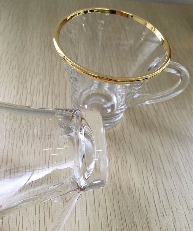 Wine Glass Shot Cup With Handle Small Size Bullet Liquor Vodka Tequila Cordials Whisky Shot Glass For Bar