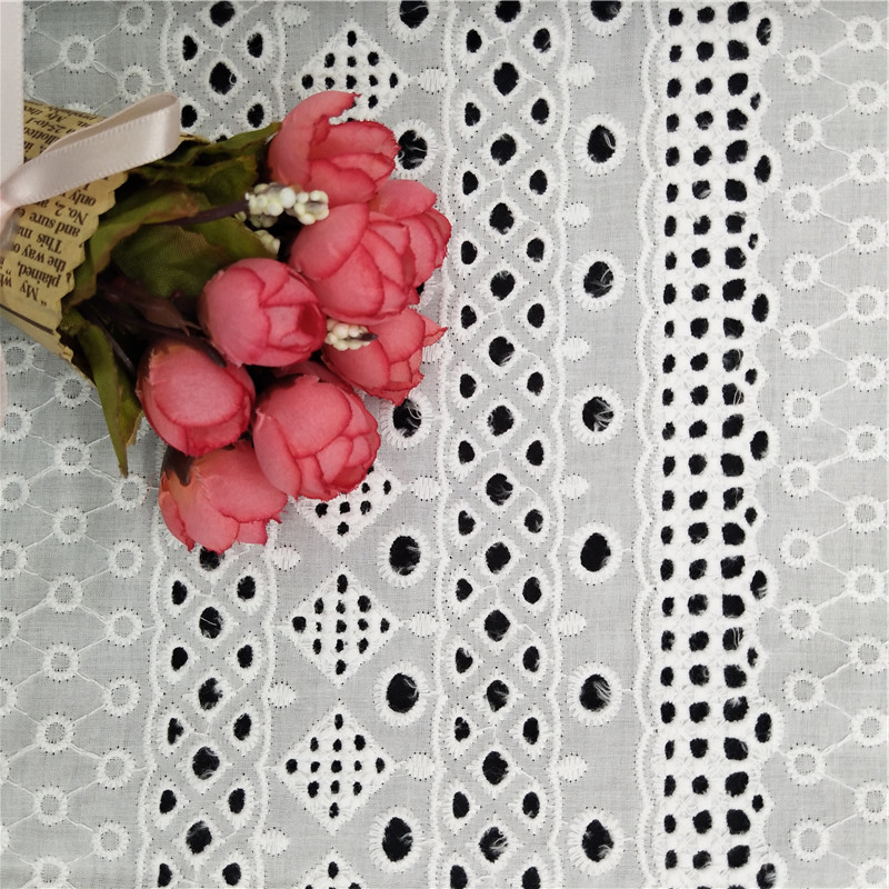 Ткань из 100% хлопка, ткань из Жоржетта с вышивкой