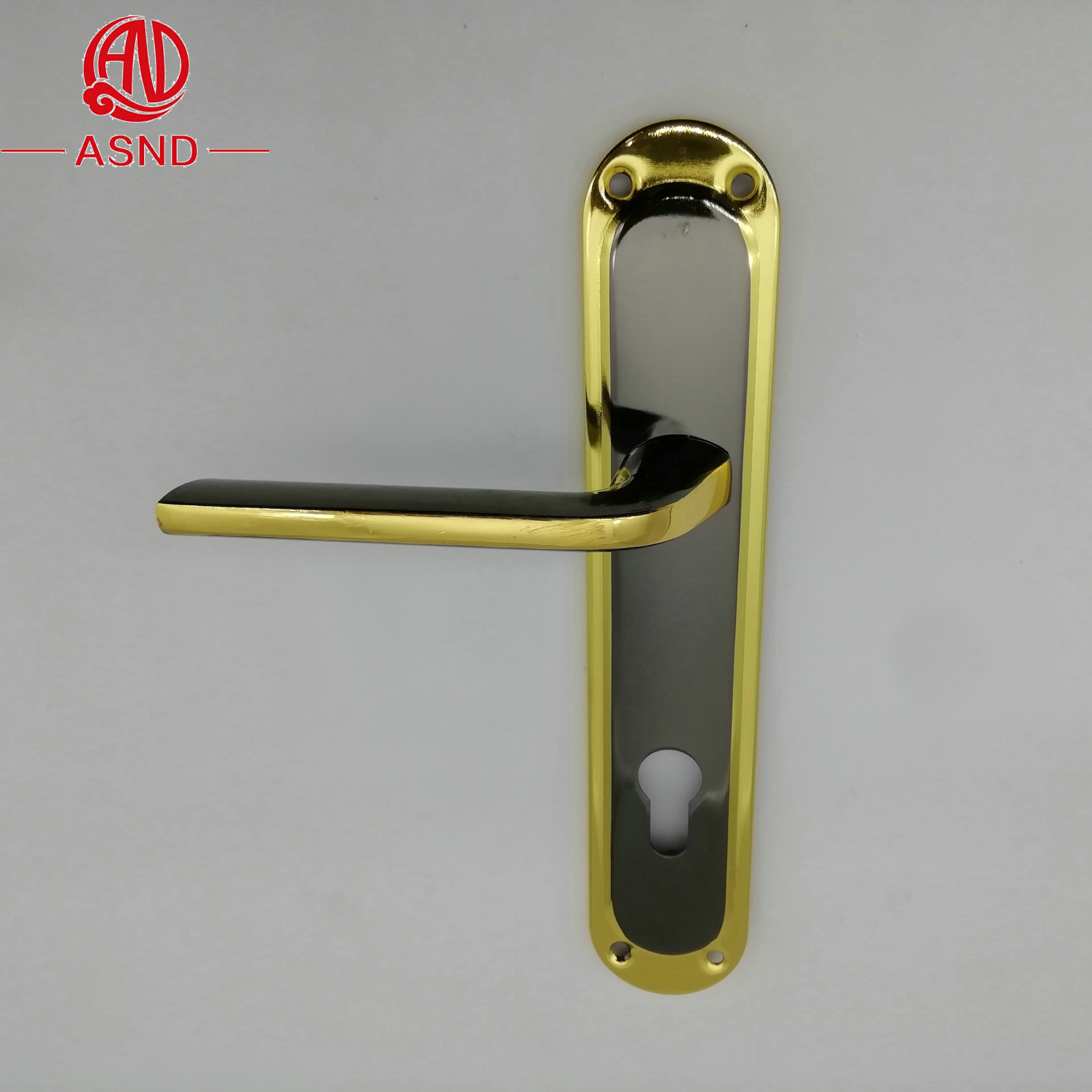 268-21 врезной дверной замок алюминиевая ручка с железной пластиной