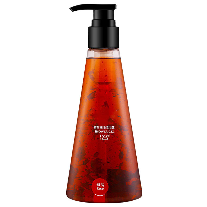 Роза эфирное масло лепестковый гель для душа увлажняет отбеливающий гель для душа фирменная марка Лидер продаж питательный увлажняющий гель для душа