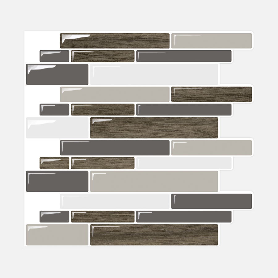 Premium Anti Mold Peel and Stick Wall Tile in Como Mare