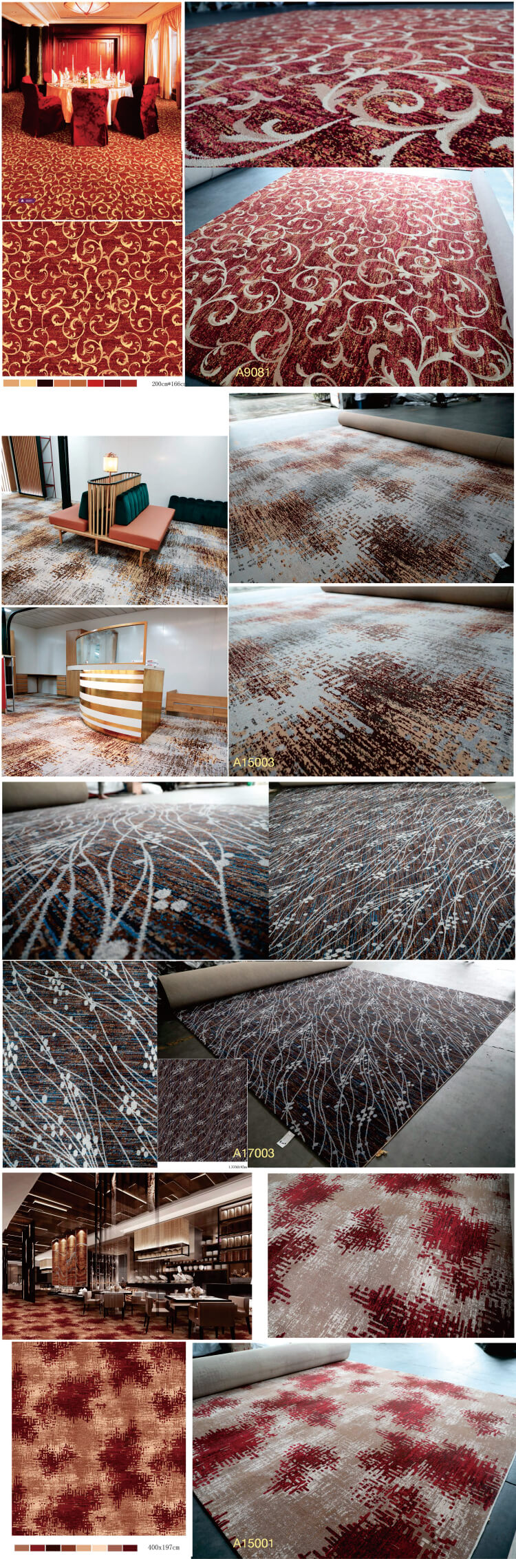 Custom Axminster Corridor Carpet Hotel  Set Cheap Tiles Casino Tiles Turkeys And Rugs Black Gold Fire Resistant Tiles Carpet