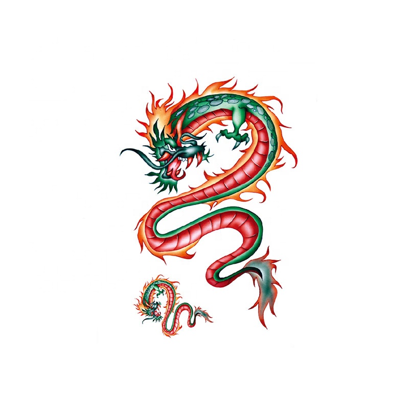 WMC041 Дракон временные тату для тела пользовательские