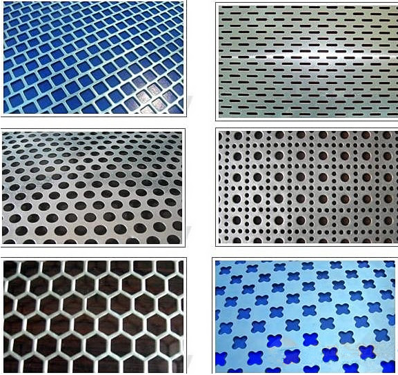 aluminum perforated metal mesh for doors or windows