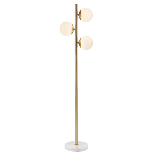 gold hanging floor lamp
