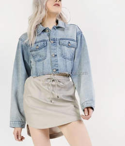 fish cut jeans skirt