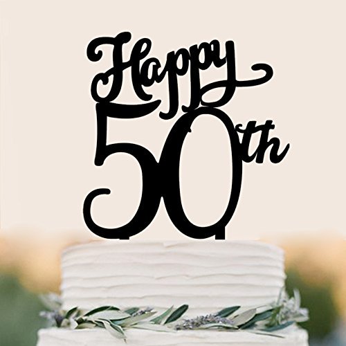 Individual Cake Topper Acrylic Black 10 13 16 18 21 25 30 40 50 60 70 80 90 100