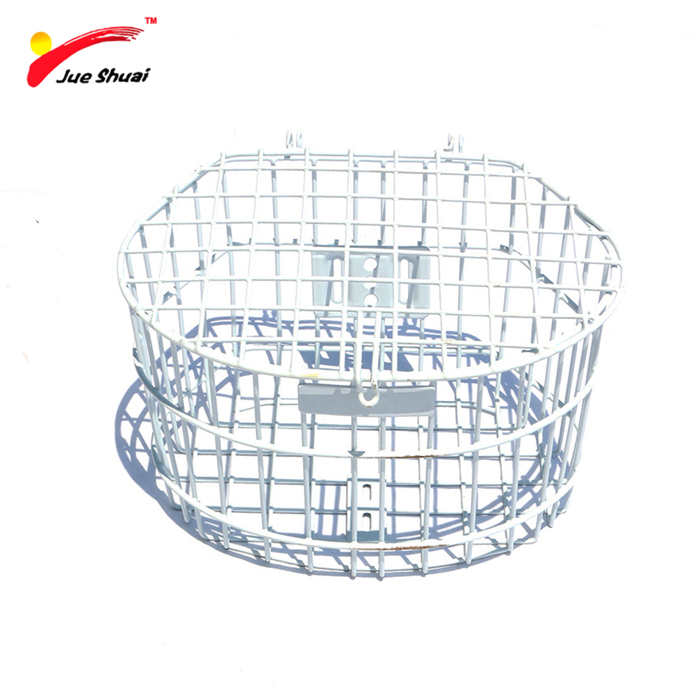 Металлическая сетчатая велосипедная корзина с держателем, передняя корзина для винтажного велосипеда, городской велосипед, белая сумка для девочек