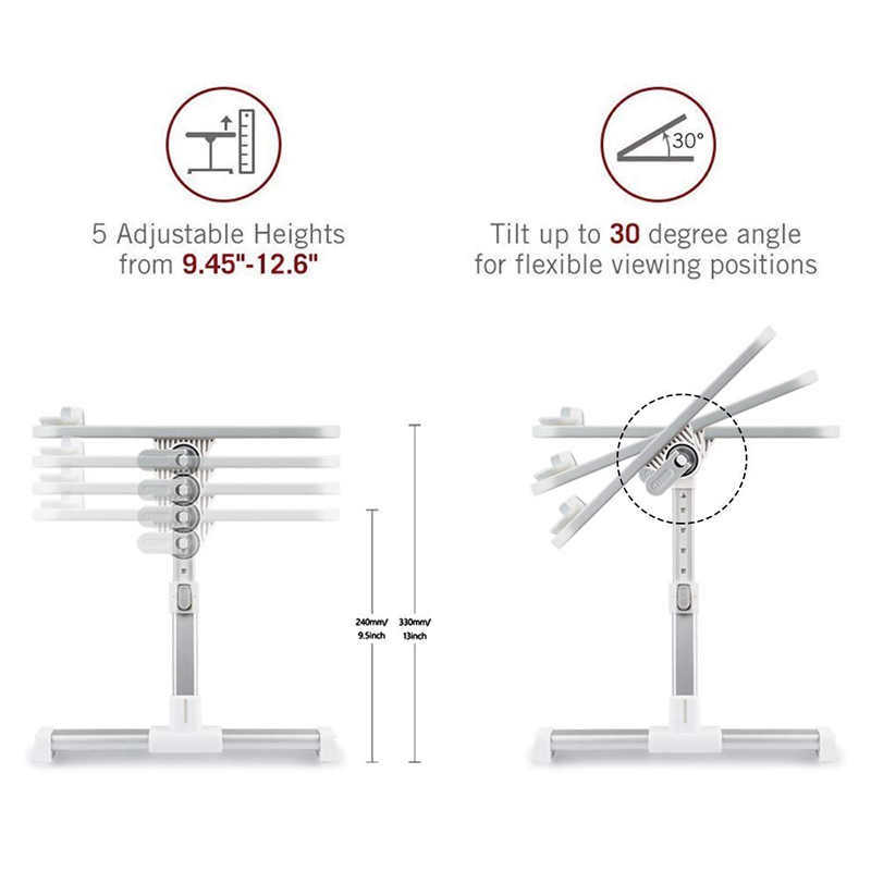 Usb Cooling Fan  Foldable Laptop Table Adjustable Mount For Macbook office tables