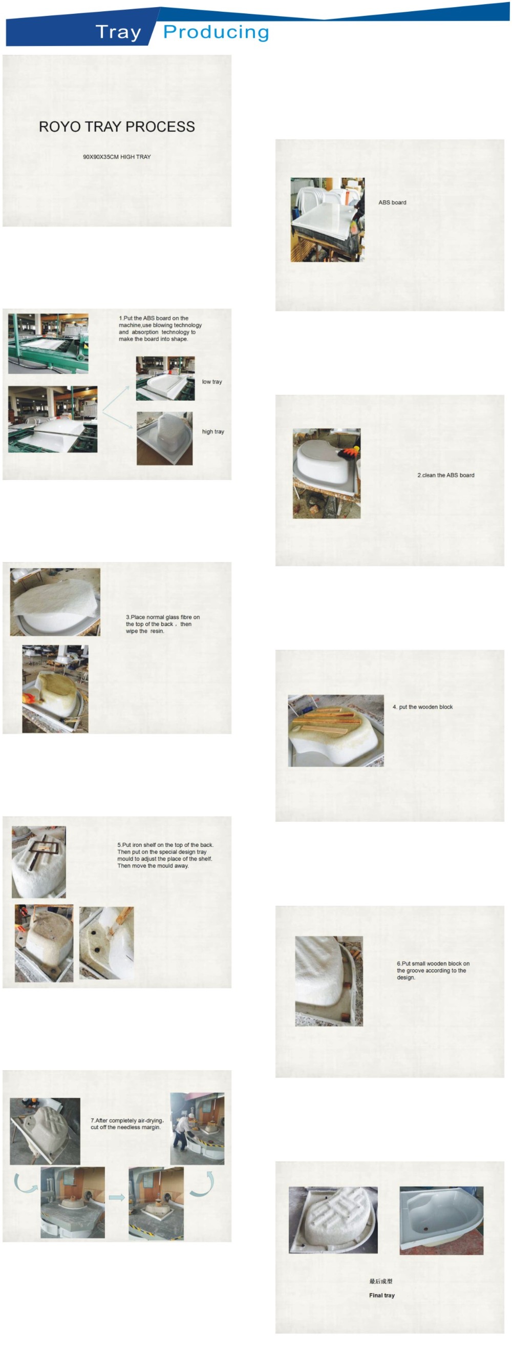 90x90 Abs Square Shape 15Cm Portable Shower Tray In Zhejiang