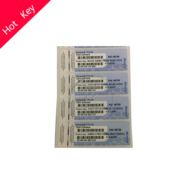 Novíssimo Windows 7 7 profissional Win pro OEM chave digital código de enviar por e-mail